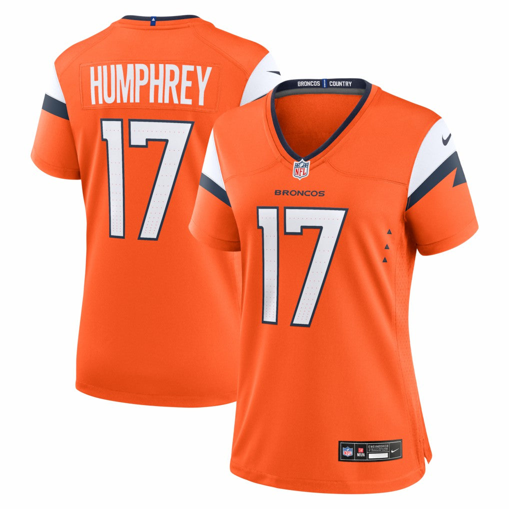 Nike Lil'Jordan Humphrey Denver Broncos Women's Team Game Jersey Orange