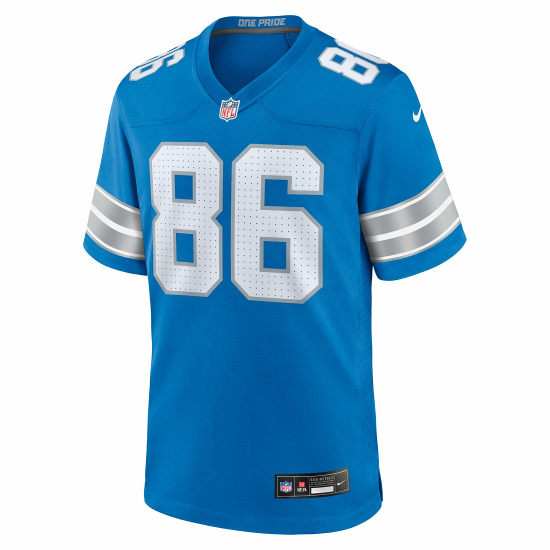 Nike Anthony Firkser Detroit Lions Team Game Jersey Blue