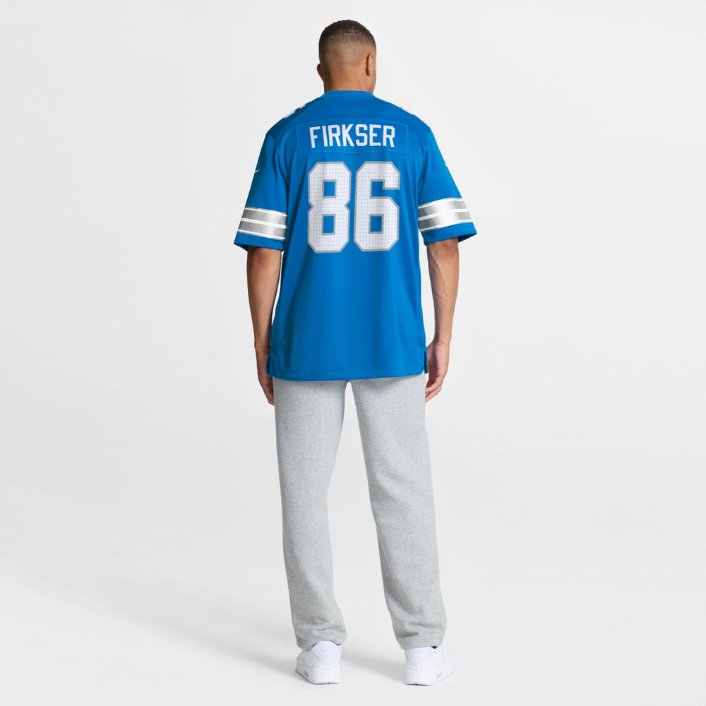 Nike Anthony Firkser Detroit Lions Team Game Jersey Blue