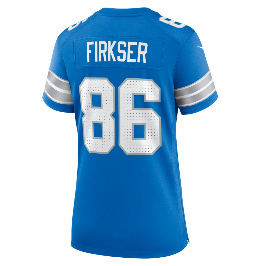 Nike Anthony Firkser Detroit Lions Women's Team Game Jersey Blue