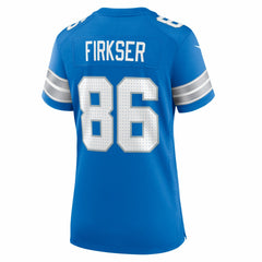 Nike Anthony Firkser Detroit Lions Women's Team Game Jersey Blue