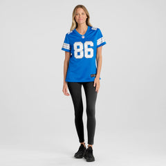 Nike Anthony Firkser Detroit Lions Women's Team Game Jersey Blue