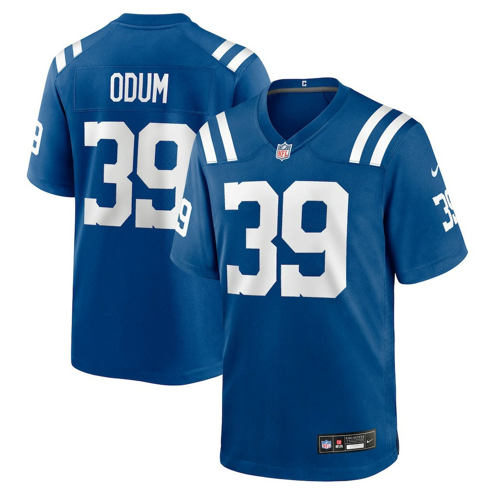 Nike George Odum Indianapolis Colts Team Game Jersey Royal
