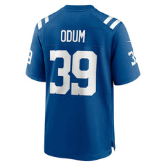 Nike George Odum Indianapolis Colts Team Game Jersey Royal