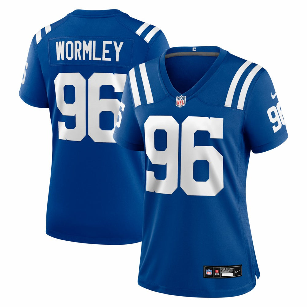 Nike Chris Wormley Indianapolis Colts Women's Team Game Jersey Royal