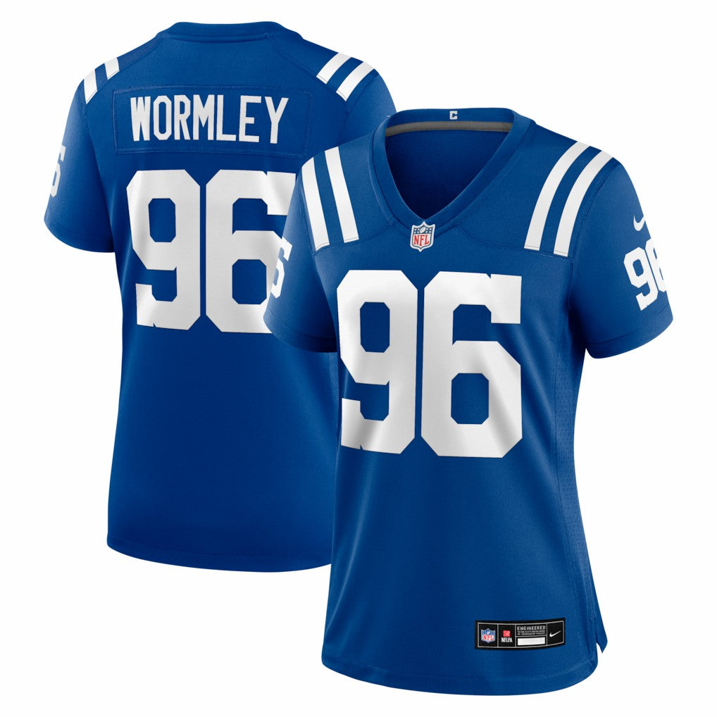 Nike Chris Wormley Indianapolis Colts Women's Team Game Jersey Royal