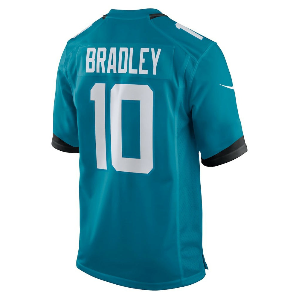 Nike Carter Bradley Jacksonville Jaguars Team Game Jersey Teal