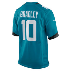 Nike Carter Bradley Jacksonville Jaguars Team Game Jersey Teal