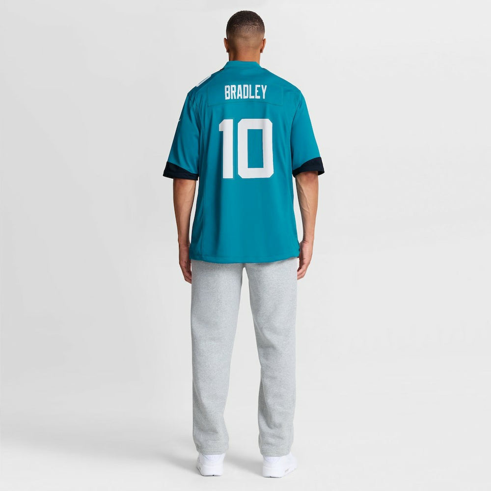 Nike Carter Bradley Jacksonville Jaguars Team Game Jersey Teal