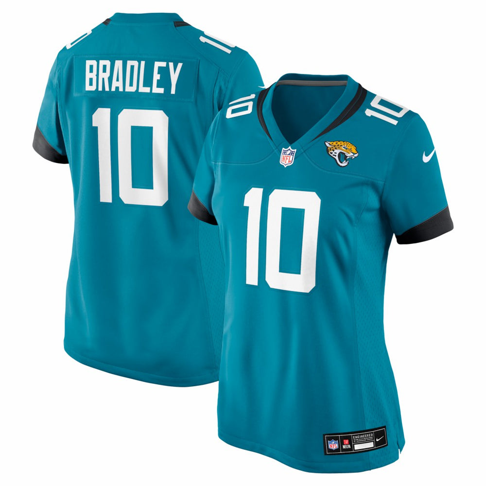 Nike Carter Bradley Jacksonville Jaguars Women's Team Game Jersey Teal