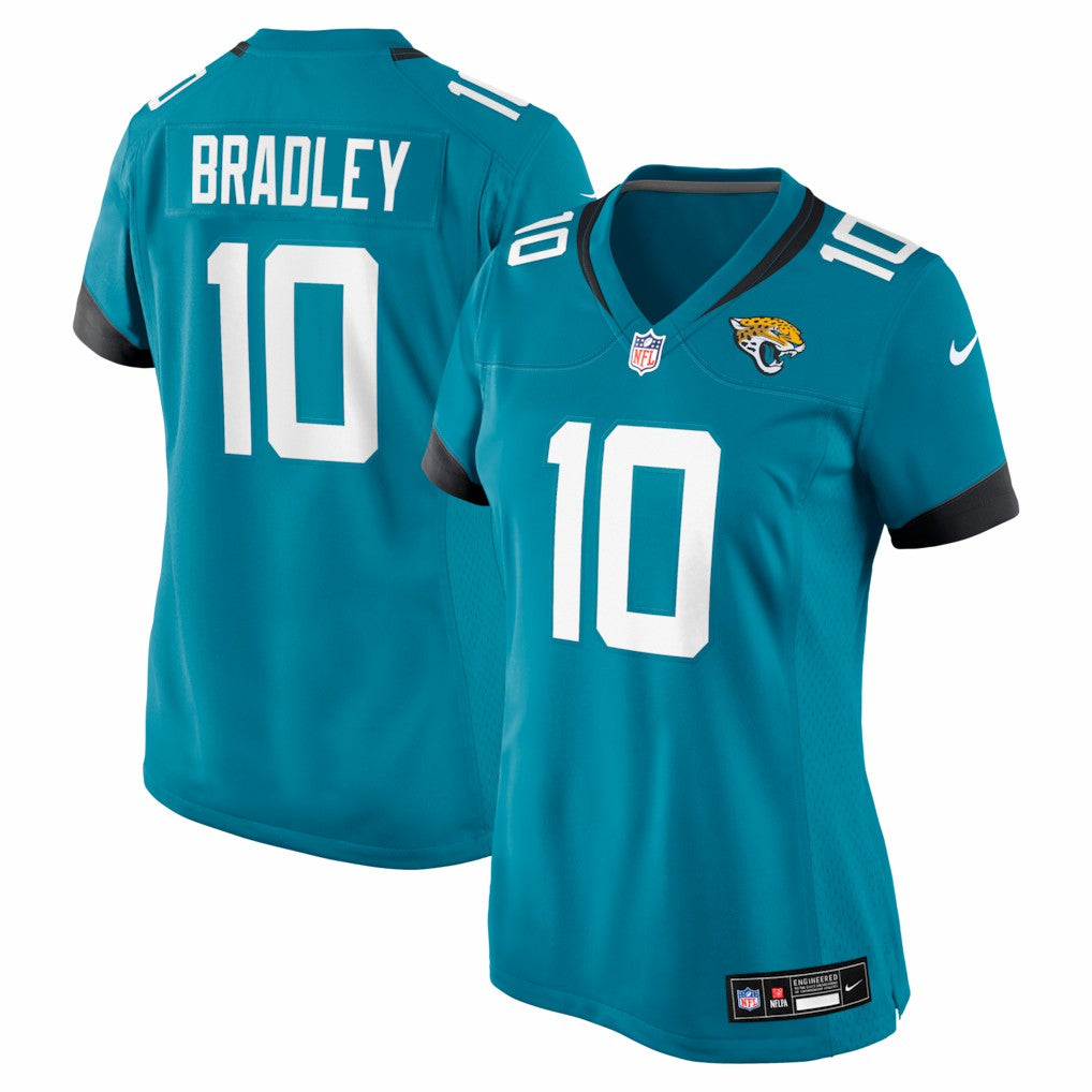 Nike Carter Bradley Jacksonville Jaguars Women's Team Game Jersey Teal