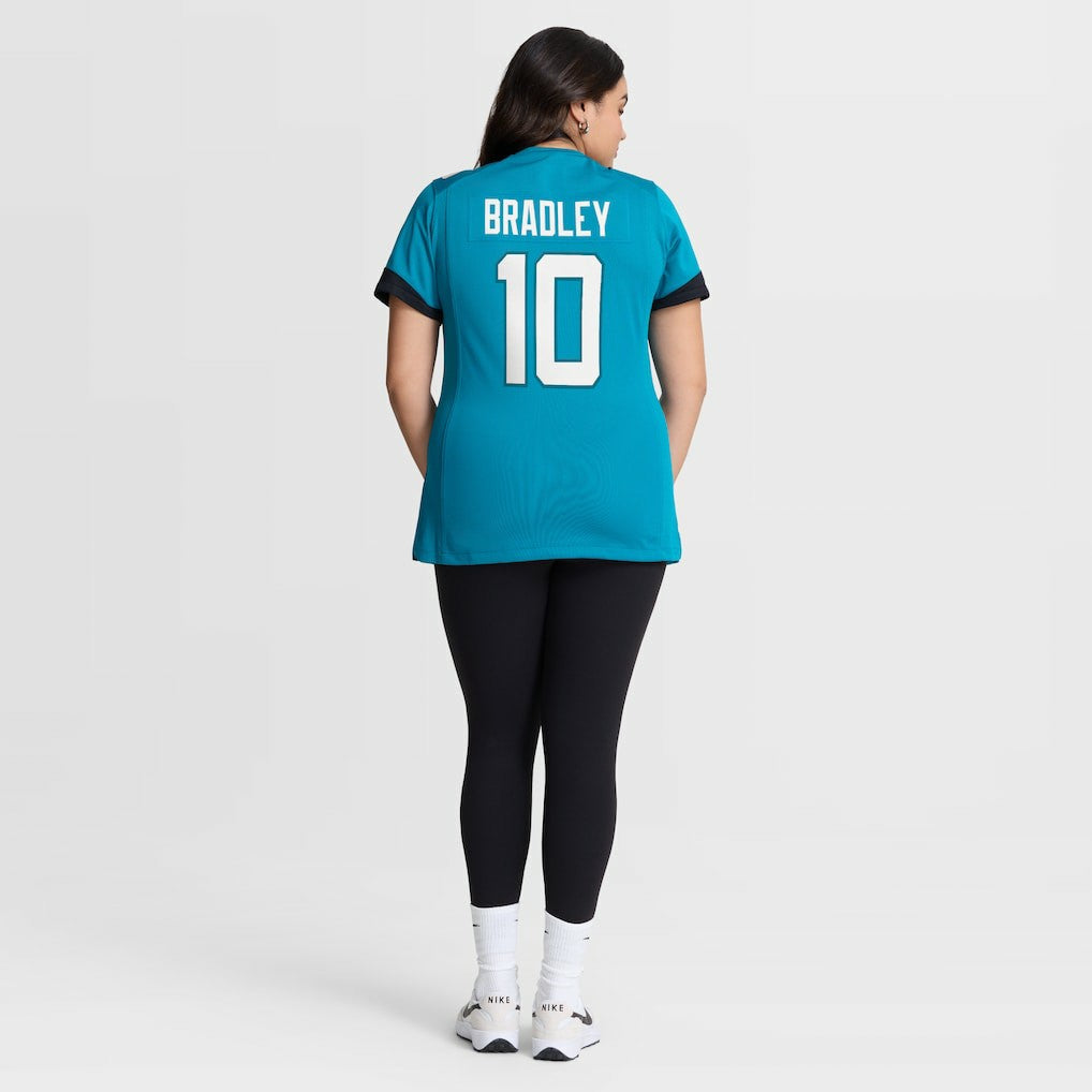 Nike Carter Bradley Jacksonville Jaguars Women's Team Game Jersey Teal