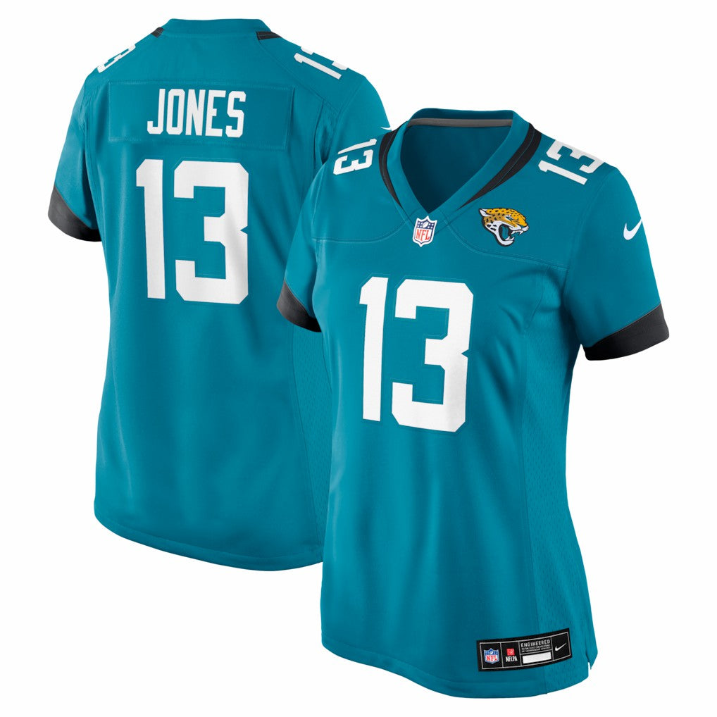 Nike Tim Jones Jacksonville Jaguars Women's Team Game Jersey Teal