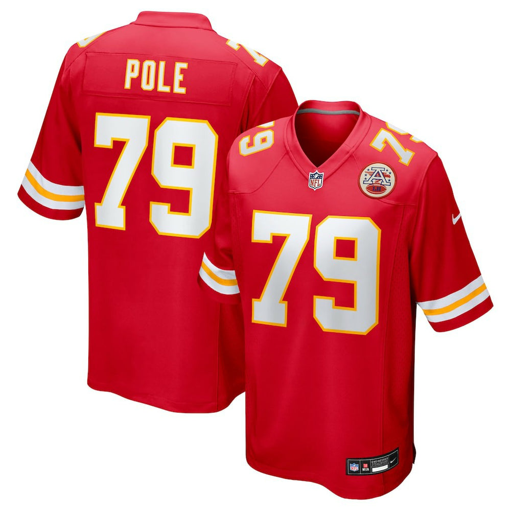 Nike Esa Pole Kansas City Chiefs Team Game Jersey Red