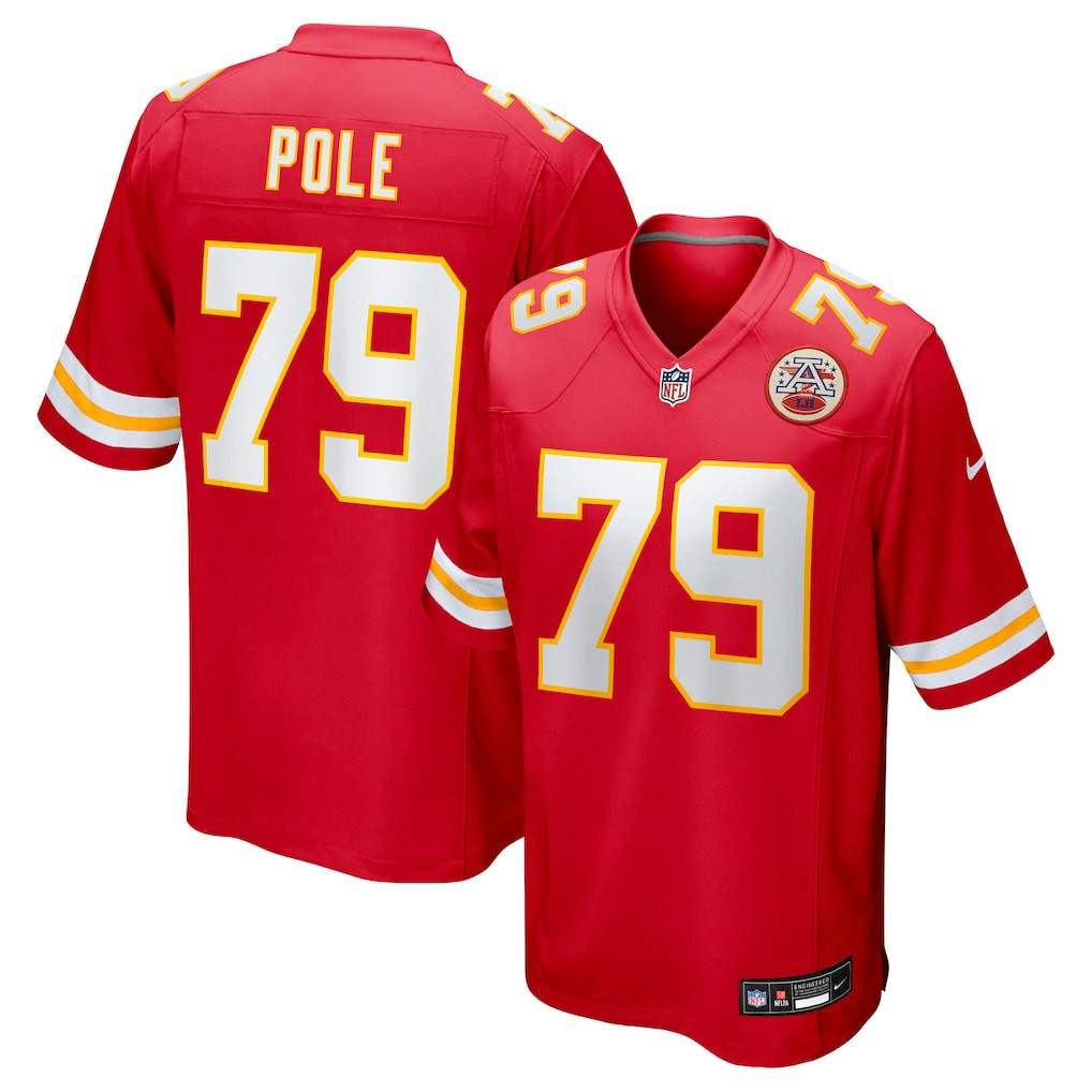Nike Esa Pole Kansas City Chiefs Team Game Jersey Red