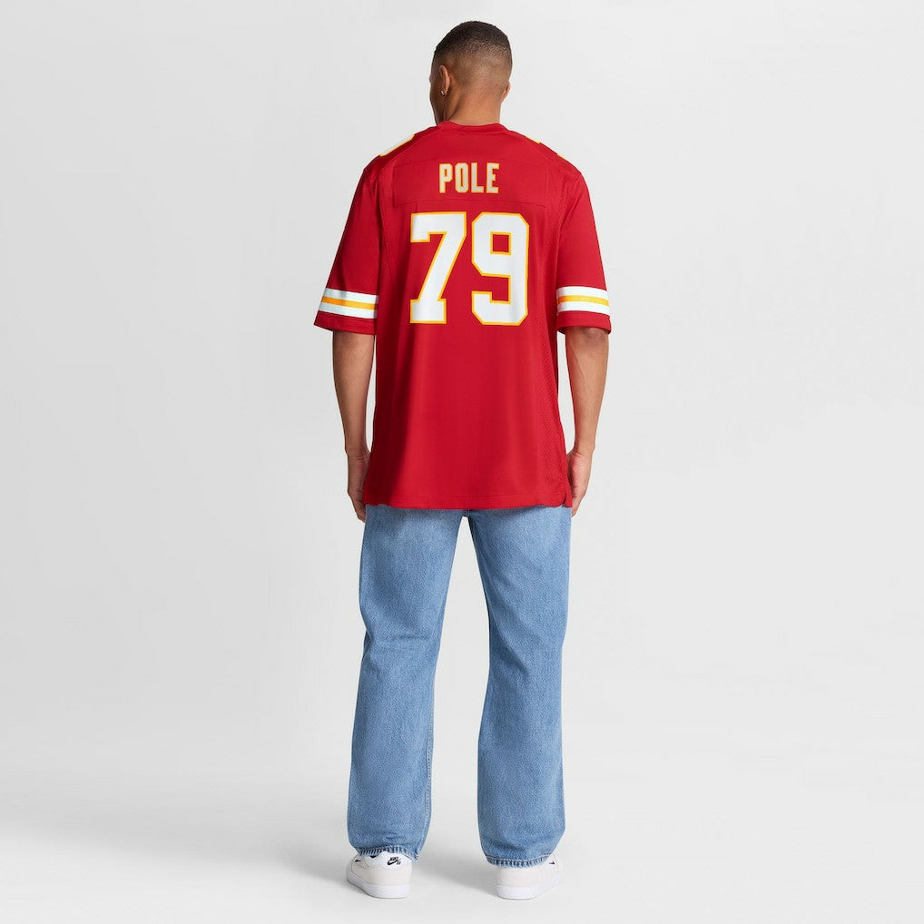 Nike Esa Pole Kansas City Chiefs Team Game Jersey Red