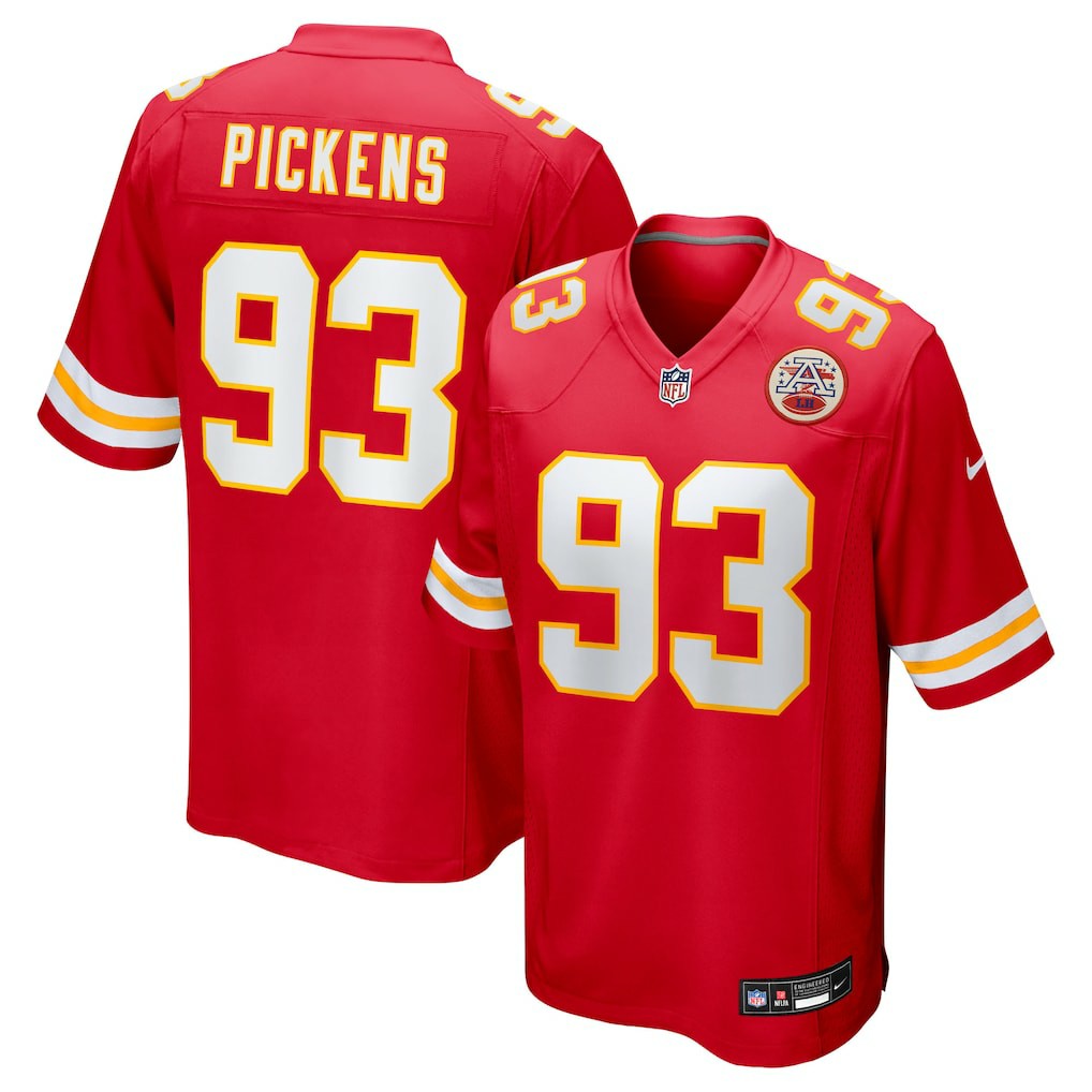 Nike Zacch Pickens Kansas City Chiefs Team Game Jersey Red