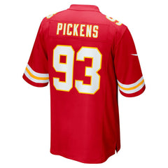 Nike Zacch Pickens Kansas City Chiefs Team Game Jersey Red