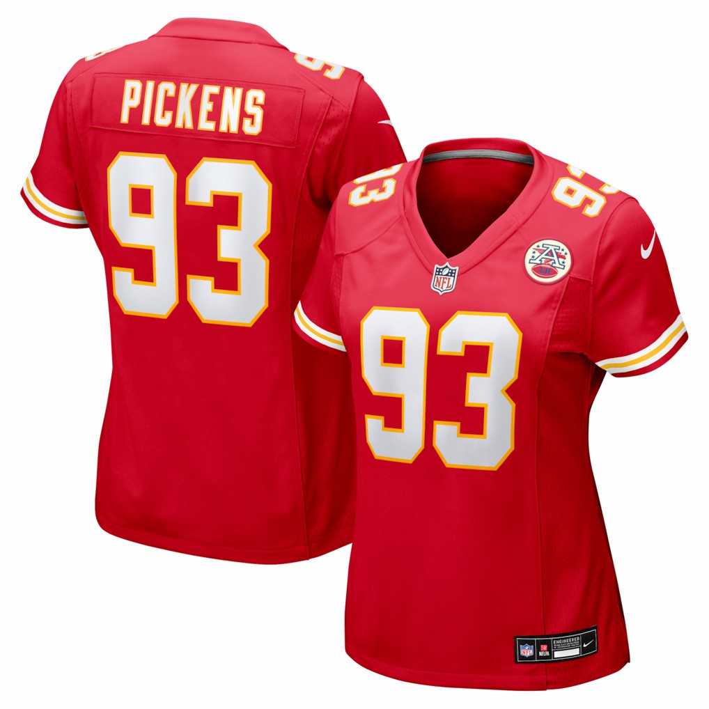 Nike Zacch Pickens Kansas City Chiefs Women's Team Game Jersey Red