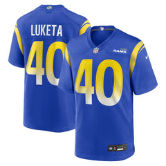 Nike Jesse Luketa Los Angeles Rams Team Game Jersey Royal