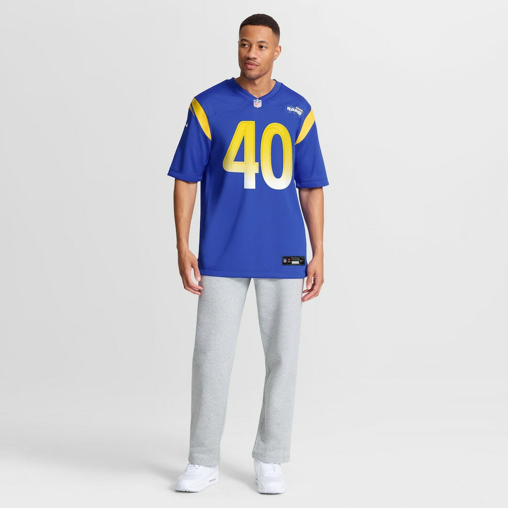 Nike Jesse Luketa Los Angeles Rams Team Game Jersey Royal