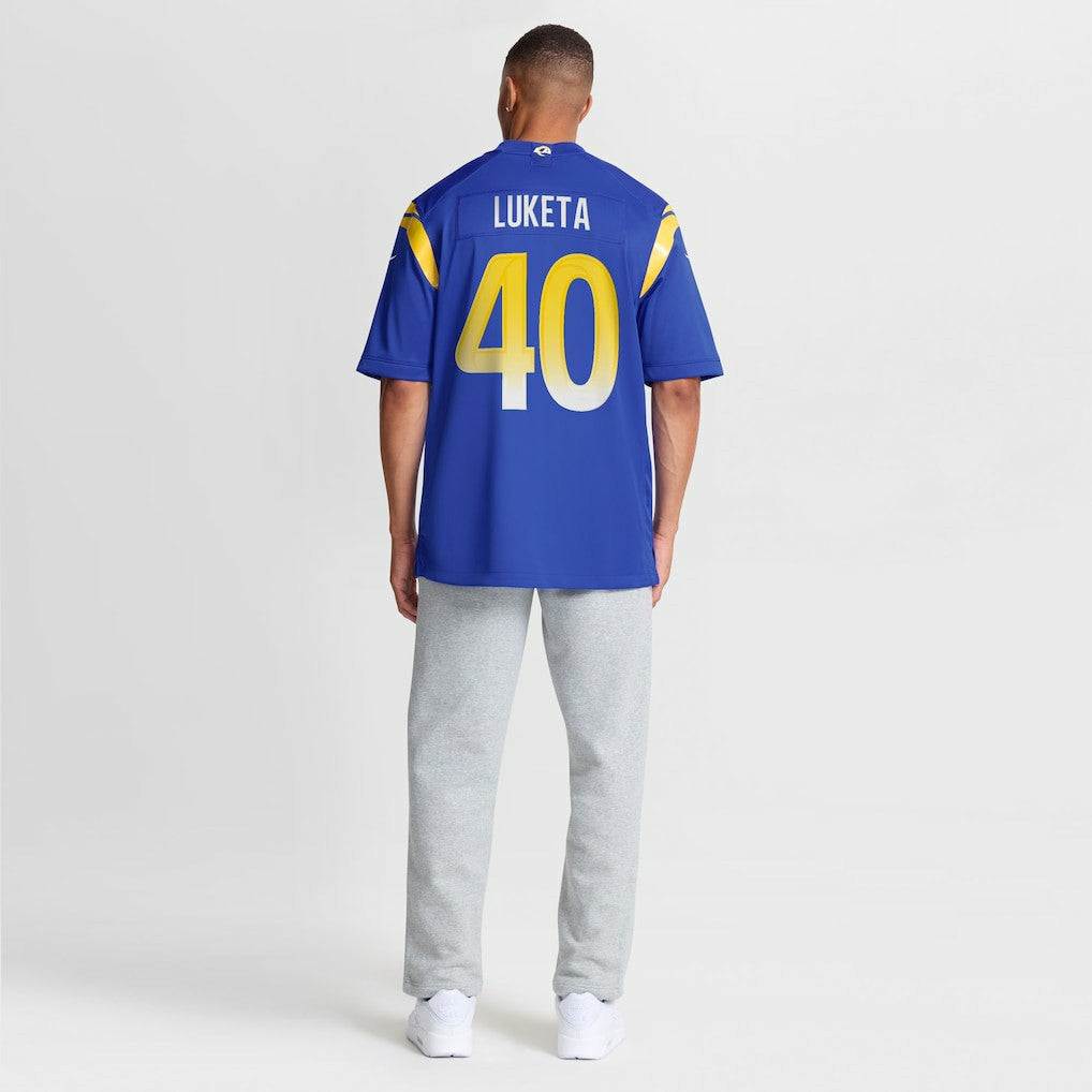 Nike Jesse Luketa Los Angeles Rams Team Game Jersey Royal