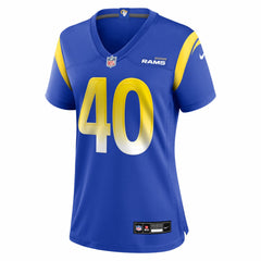 Nike Jesse Luketa Los Angeles Rams Women's Team Game Jersey Royal