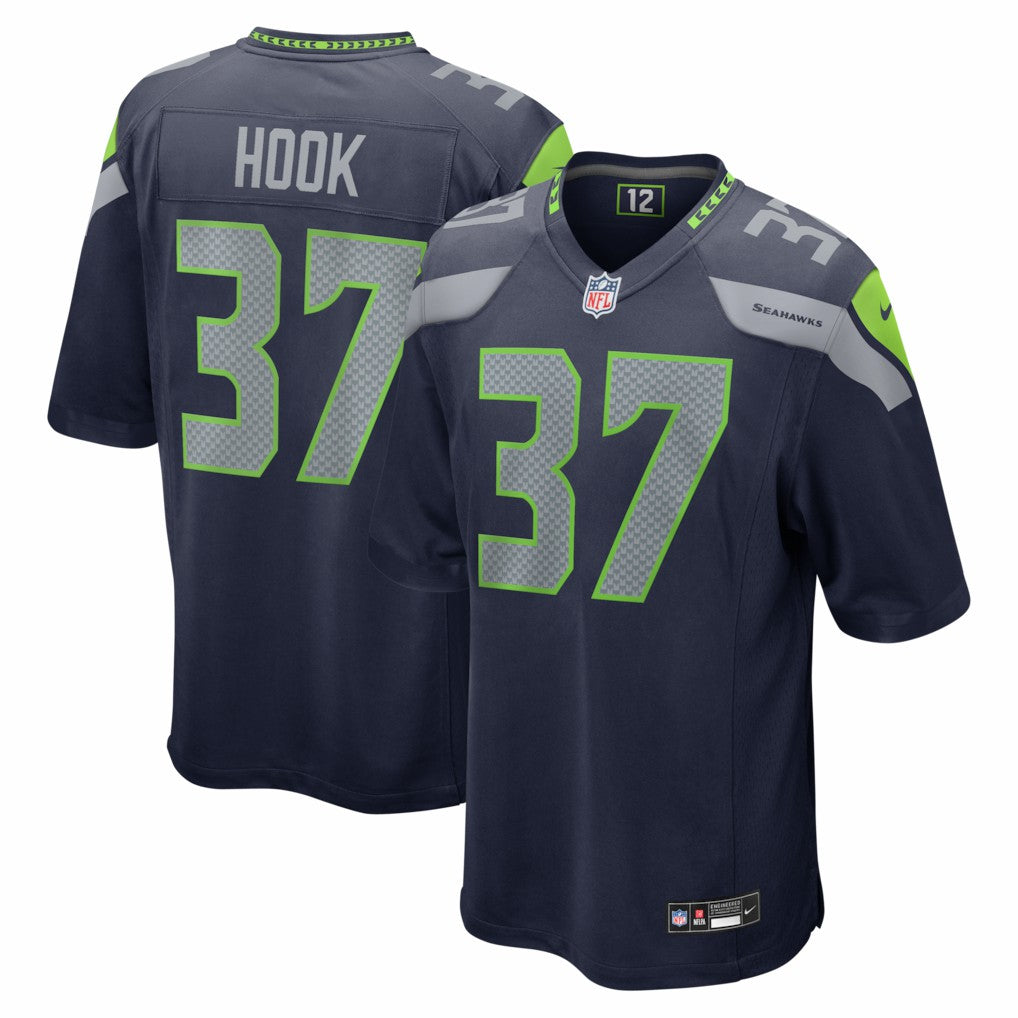 Nike Maxen Hook Seattle Seahawks Team Game Jersey College Navy