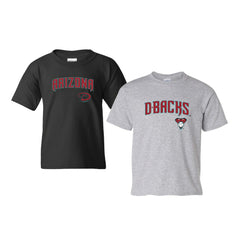 Arizona Diamondbacks Soft as a Grape Youth 2-Pack Logo T-Shirt Set - Black/Gray - MLB Online