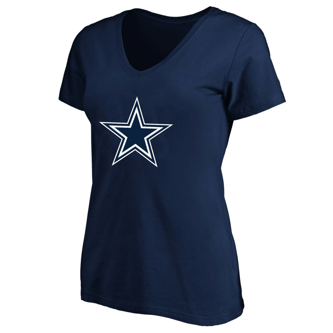 Fanatics George Pickens Dallas Cowboys Women's Plus Size Name & Number V-Neck T-Shirt Navy