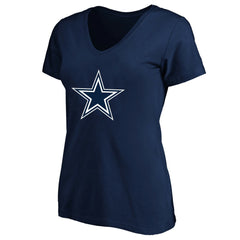 Fanatics George Pickens Dallas Cowboys Women's Plus Size Name & Number V-Neck T-Shirt Navy