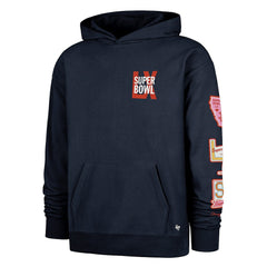 47 brand Stoney Clover Lane x '47 Women's Super Bowl LX Patches Foundation Hoodie Black