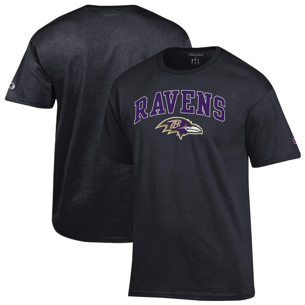 Baltimore Ravens Champion Arch Over Logo T-Shirt Black
