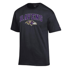 Baltimore Ravens Champion Arch Over Logo T-Shirt Black