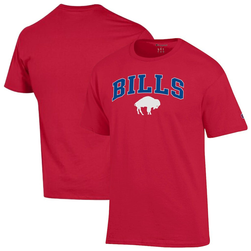Buffalo Bills Champion Arch Over Logo T-Shirt Red