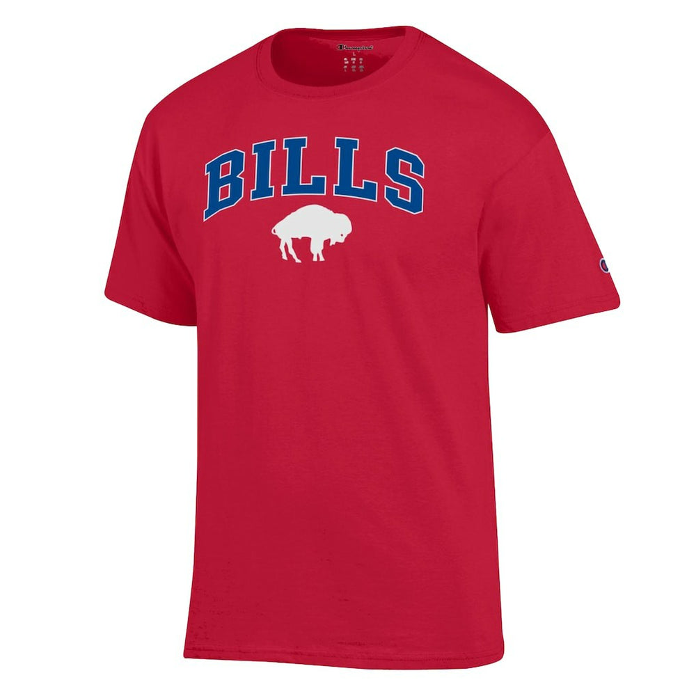 Buffalo Bills Champion Arch Over Logo T-Shirt Red