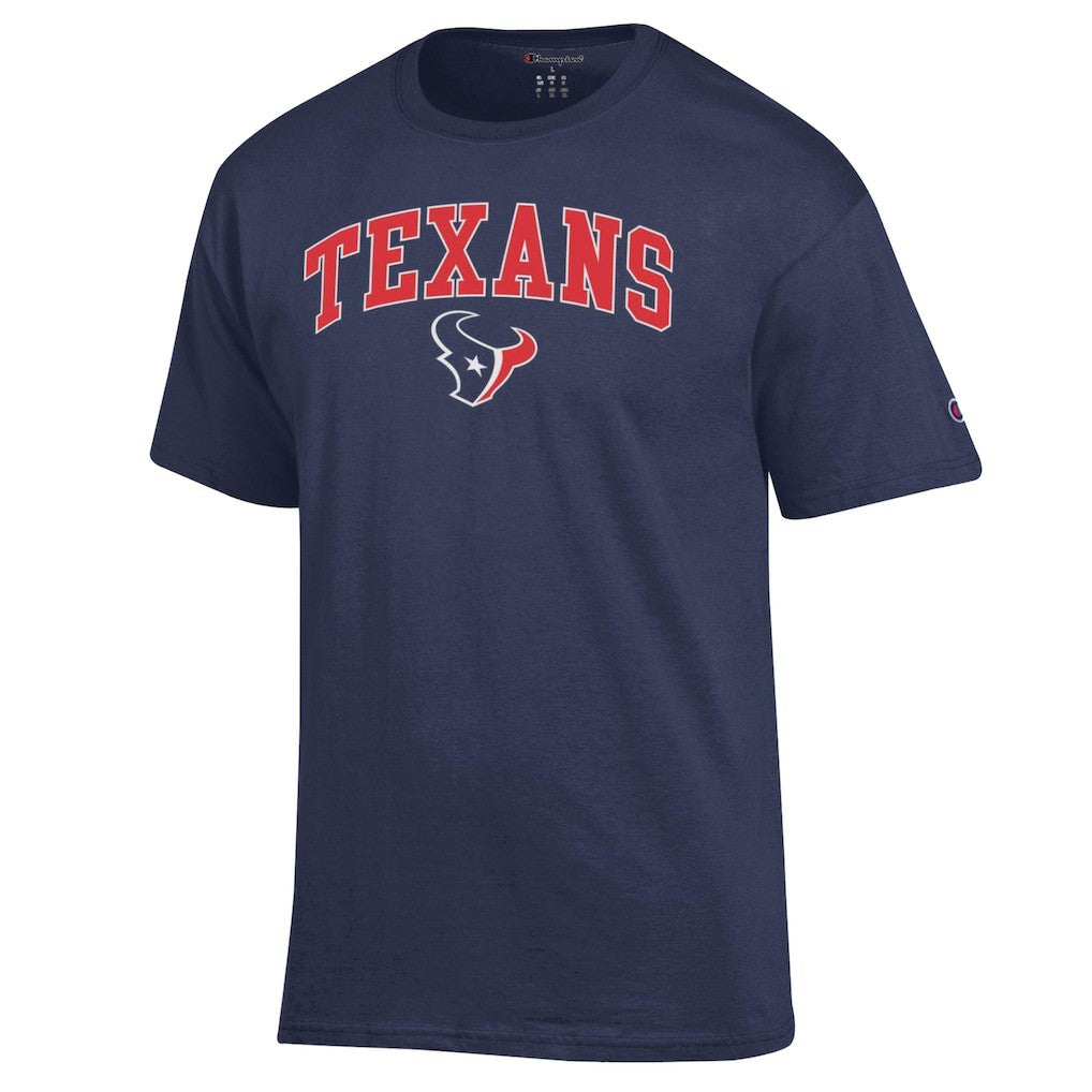 Houston Texans Champion Arch Over Logo T-Shirt Navy