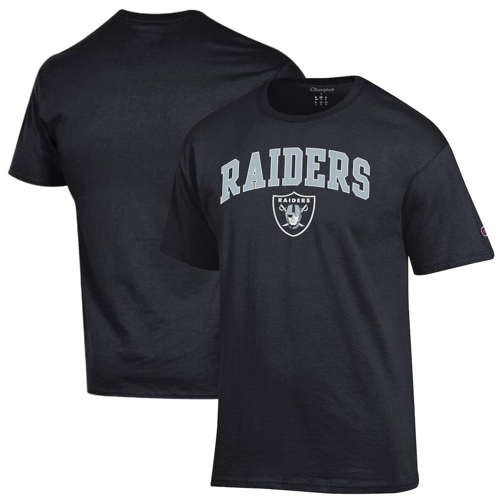 Las Vegas Raiders Champion Arch Over Logo T-Shirt Black