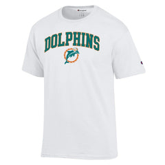 Miami Dolphins Champion Arch Over Logo T-Shirt White