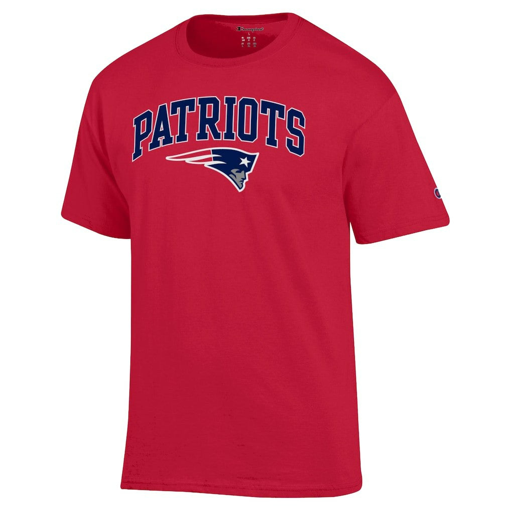 New England Patriots Champion Arch Over Logo T-Shirt Red