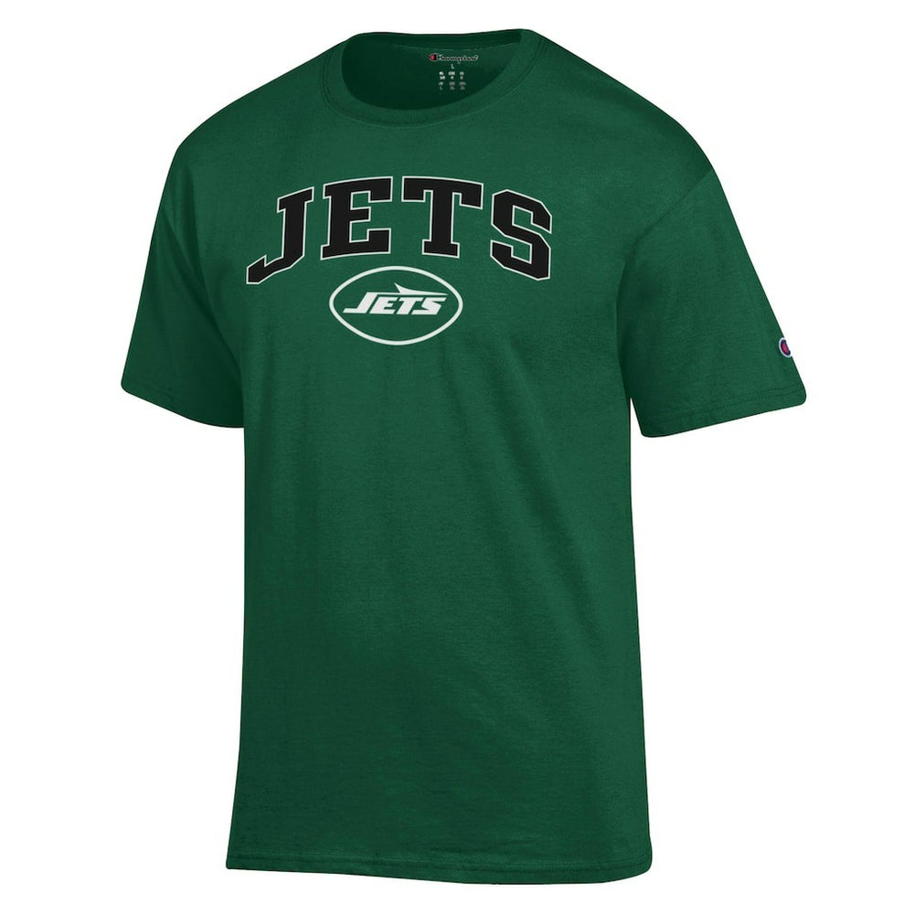 New York Jets Champion Arch Over Logo T-Shirt Green