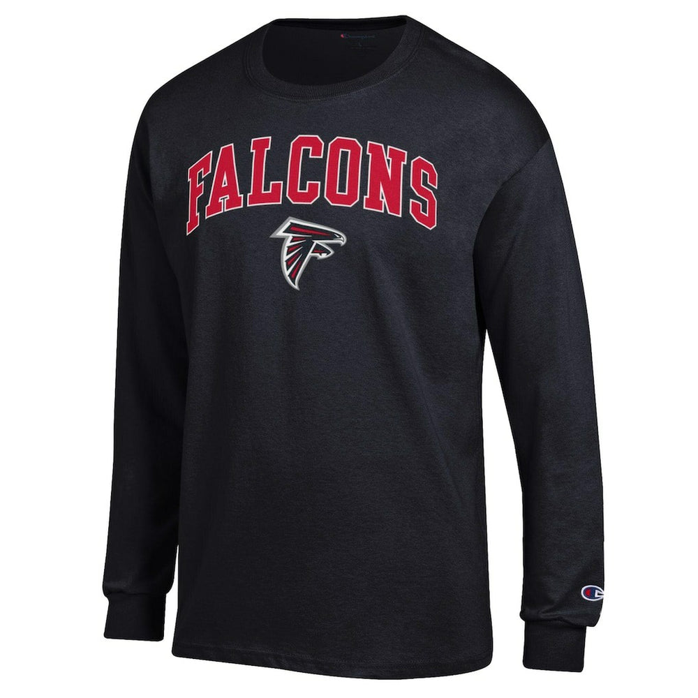 Atlanta Falcons Champion Arch Over Logo Long Sleeve T-Shirt Black