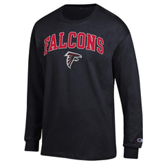 Atlanta Falcons Champion Arch Over Logo Long Sleeve T-Shirt Black