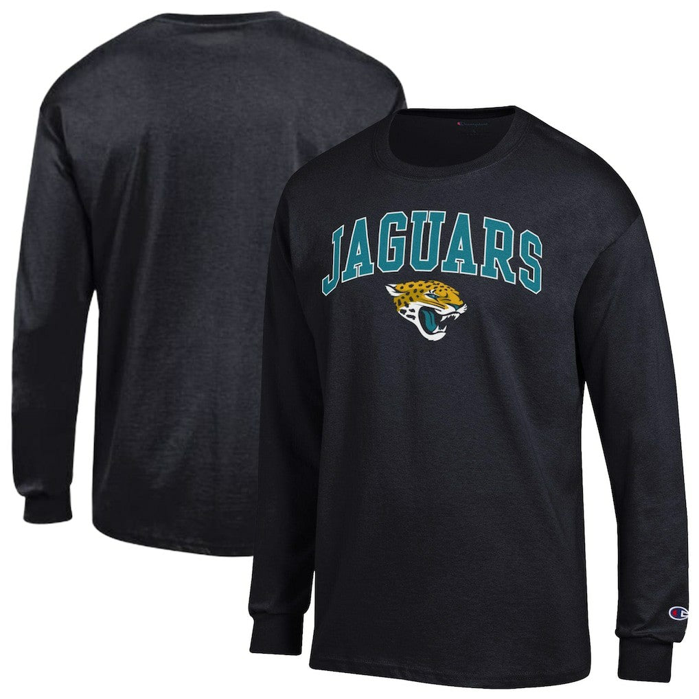 Jacksonville Jaguars Champion Arch Over Logo Long Sleeve T-Shirt Black