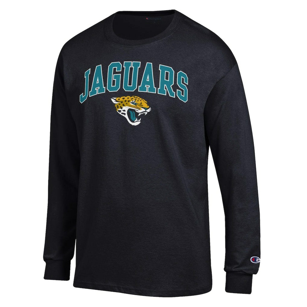 Jacksonville Jaguars Champion Arch Over Logo Long Sleeve T-Shirt Black