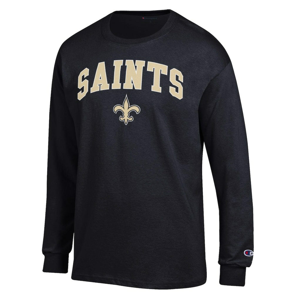 New Orleans Saints Champion Arch Over Logo Long Sleeve T-Shirt Black