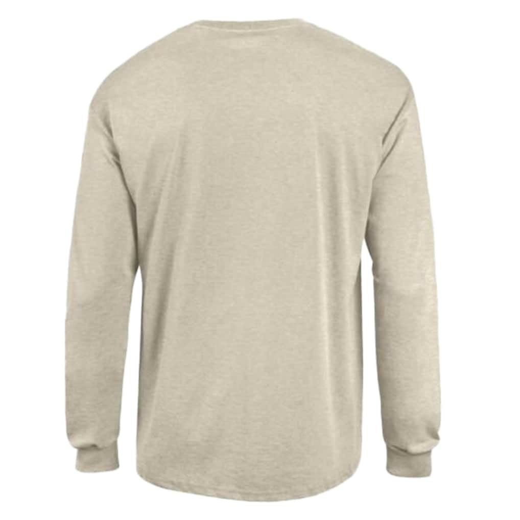 Carolina Panthers Champion White Ink Jersey Long Sleeve T-Shirt Oatmeal