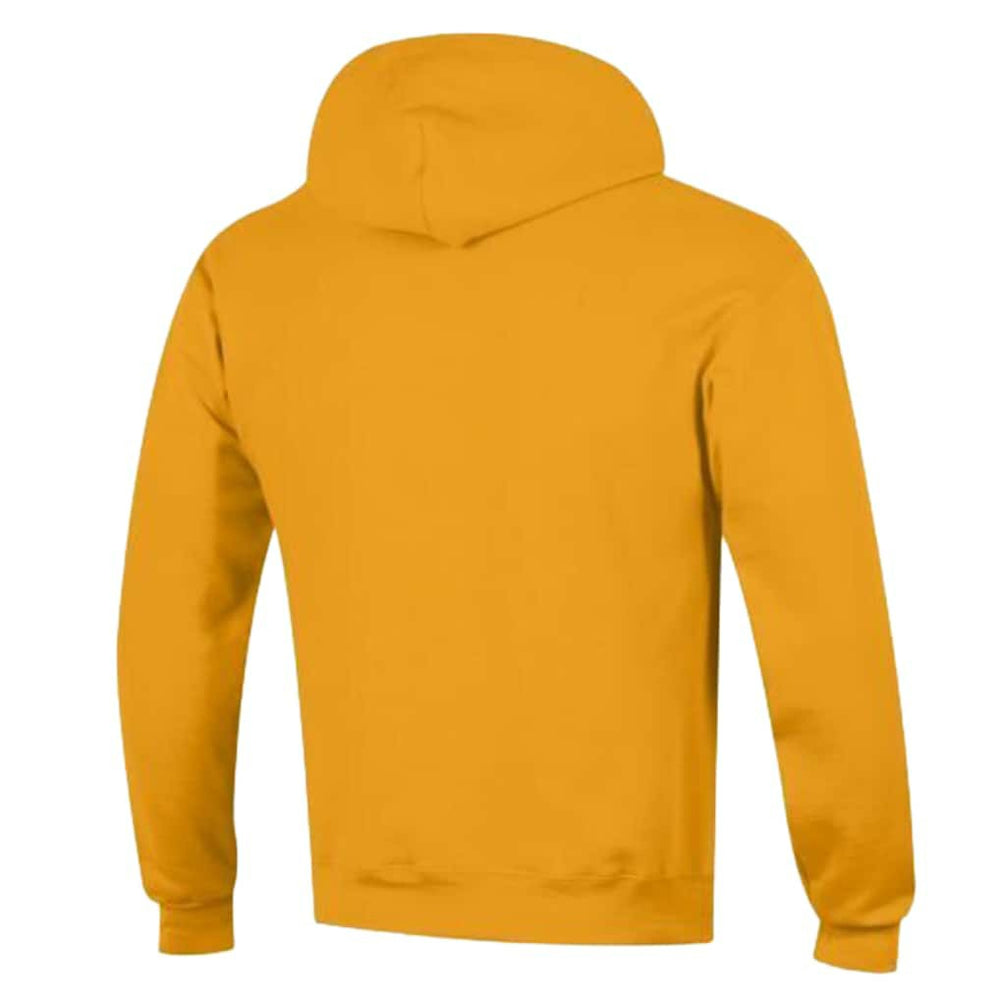 Los Angeles Chargers Champion Powerblend Arch over Logo Hoodie Gold