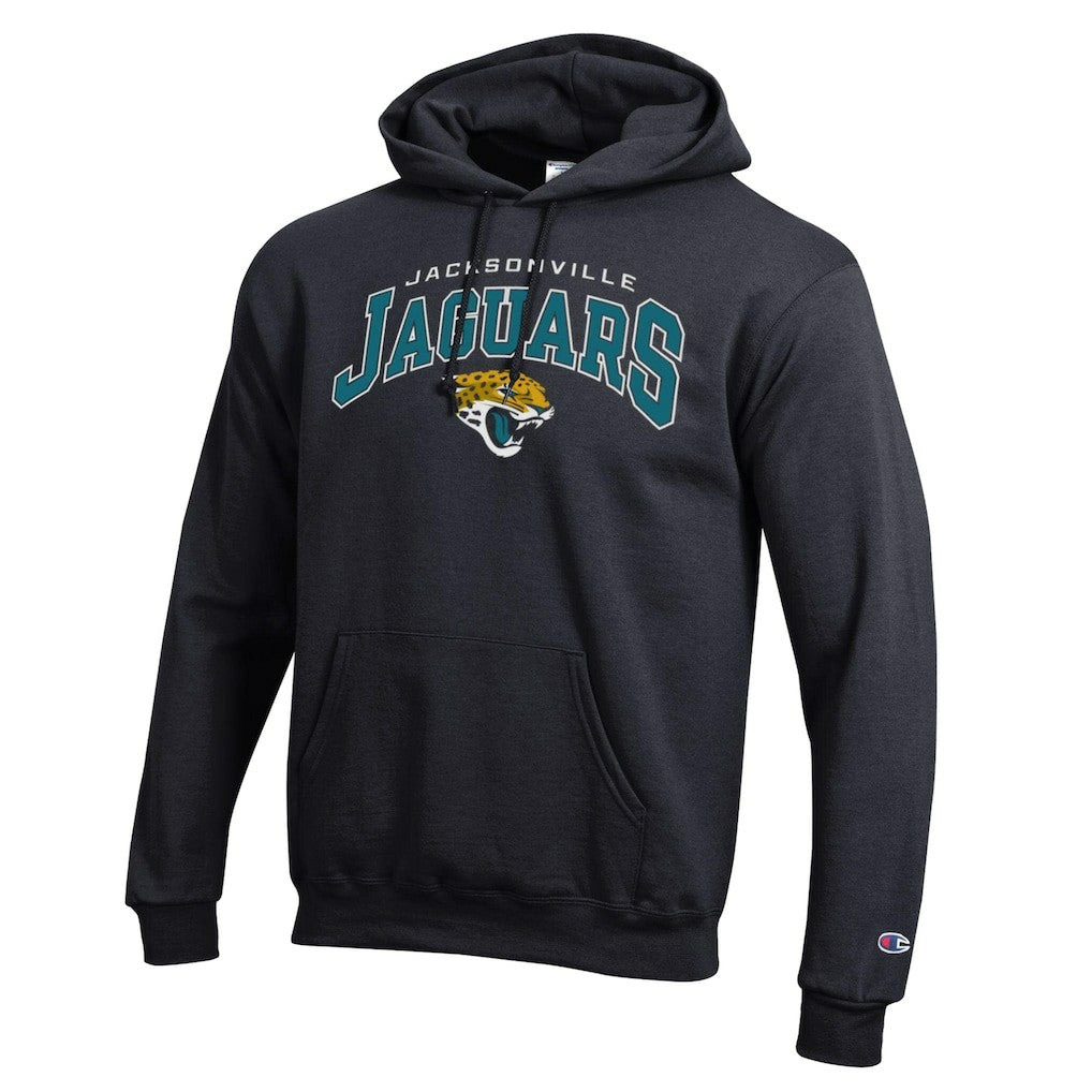 Jacksonville Jaguars Champion Powerblend Arch over Logo Hoodie Black