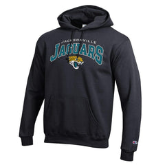 Jacksonville Jaguars Champion Powerblend Arch over Logo Hoodie Black